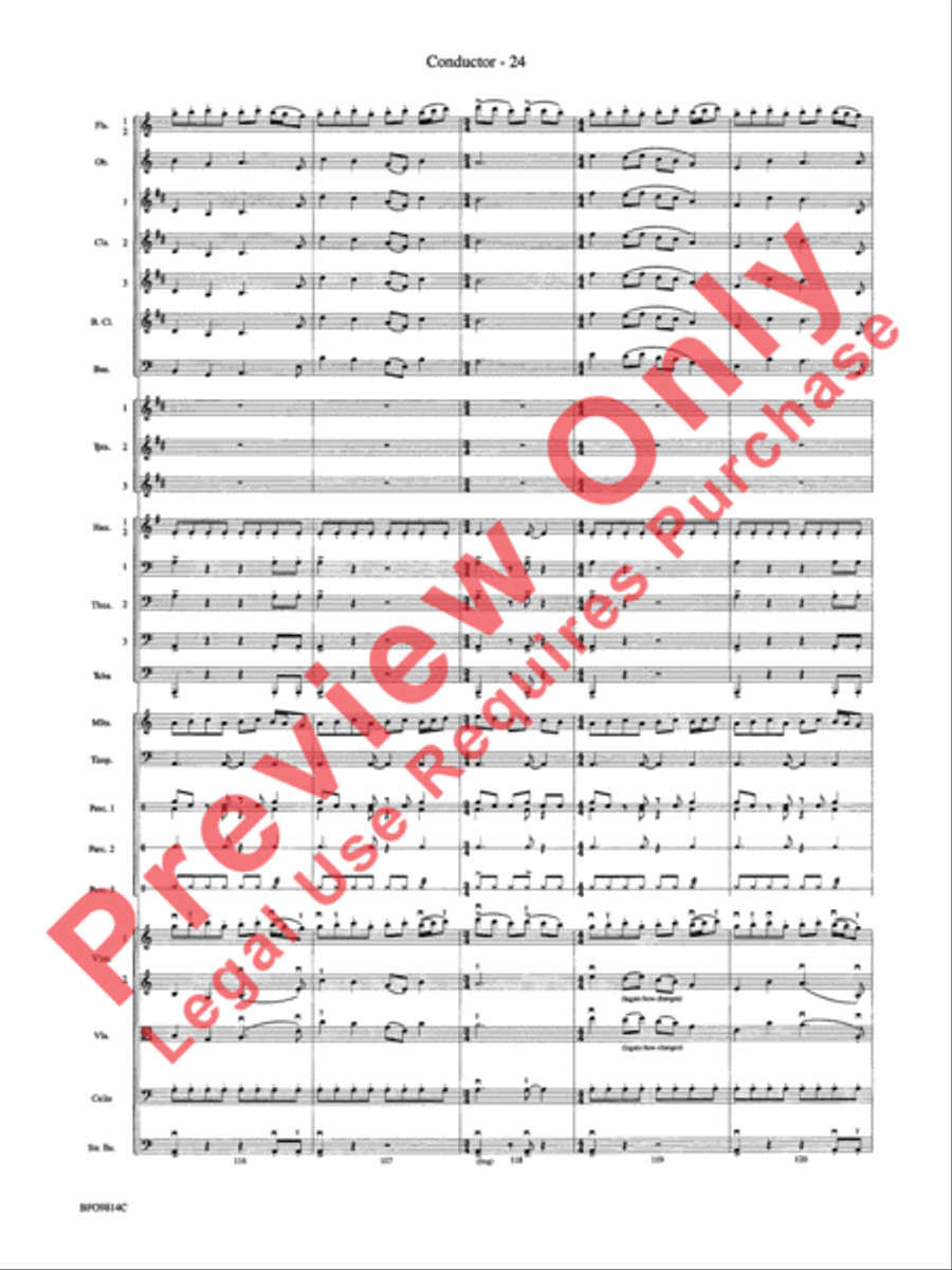 Into the Storm Full Orchestra scores gallery preview page 27