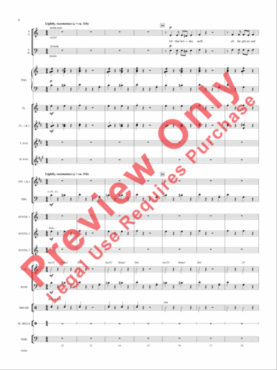 All That Holiday Stuff! All That Holiday Stuff! Choir scores gallery preview page 5