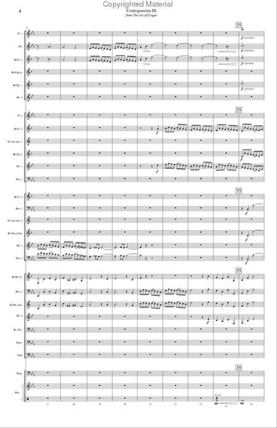 Contrapunctus 9 Contrapunctus 9 Concert Band scores gallery preview page 6