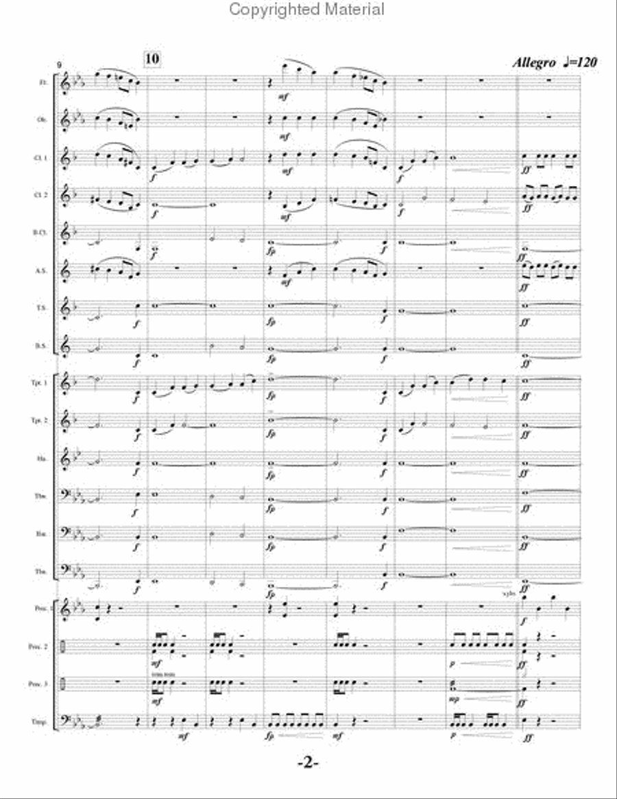 Central Woodlands Central Woodlands Concert Band scores gallery preview page 3