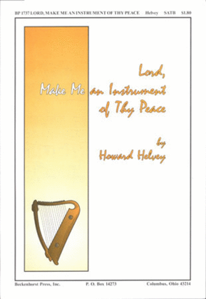 Book cover for Lord, Make Me an Instrument of Thy Peace