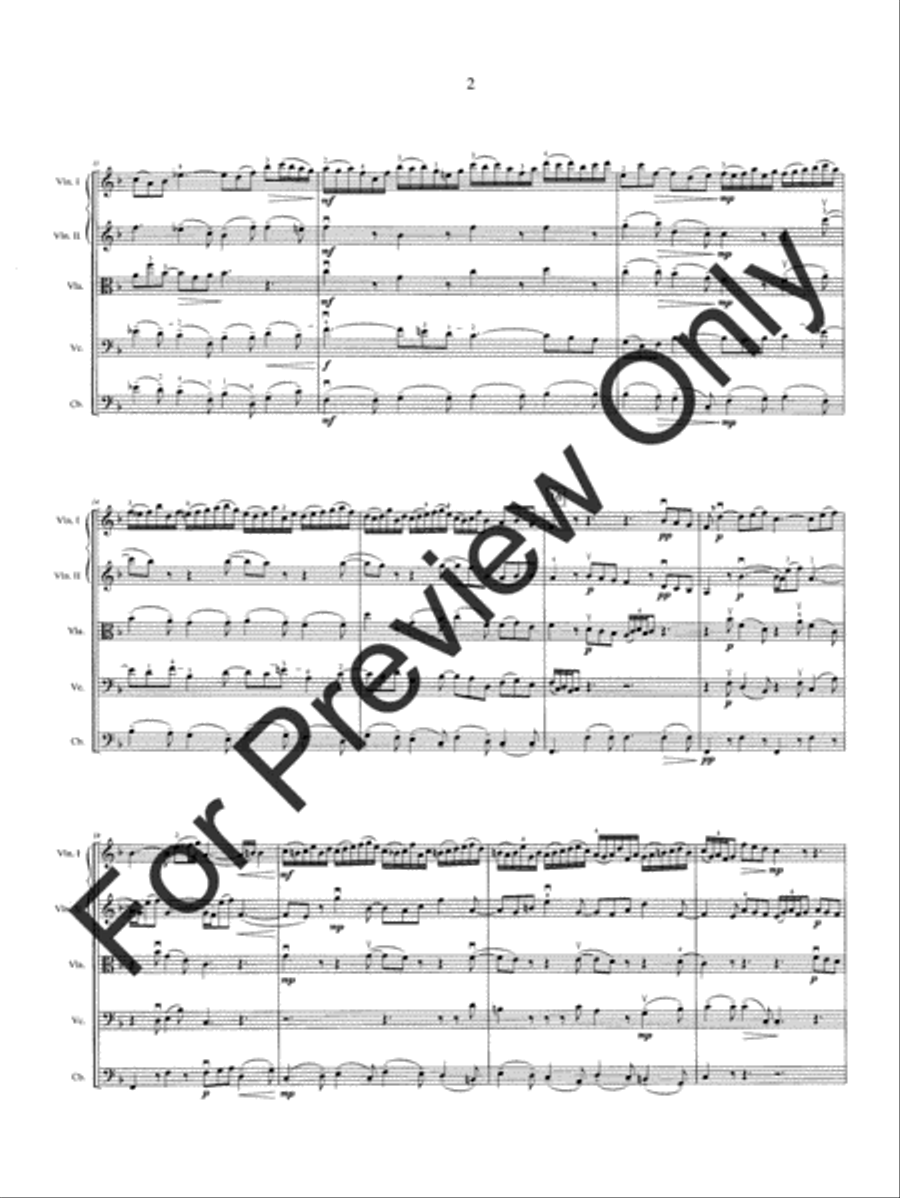 Bach Largo String Orchestra scores gallery preview page 5