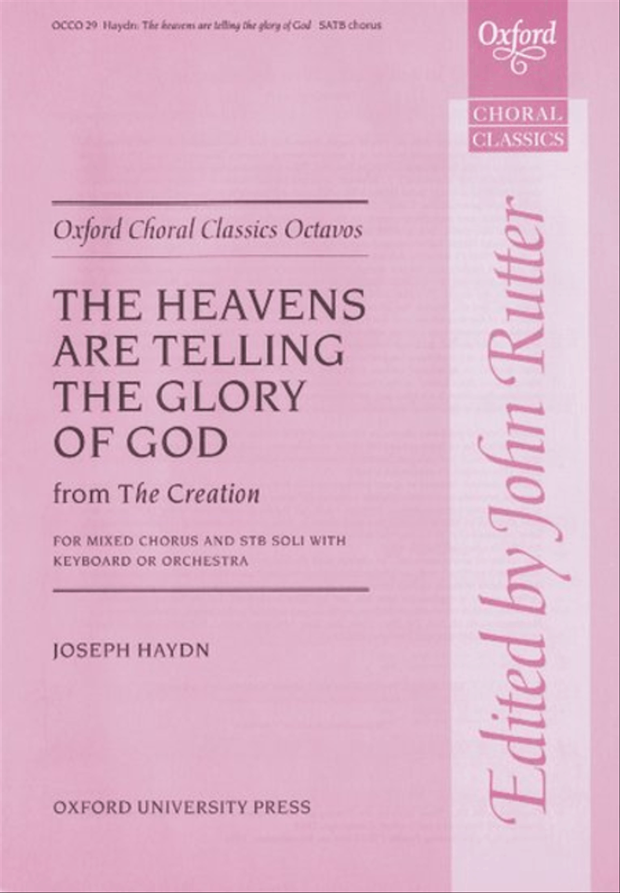 The heavens are telling (from The Creation) 4-Part scores gallery preview page 1