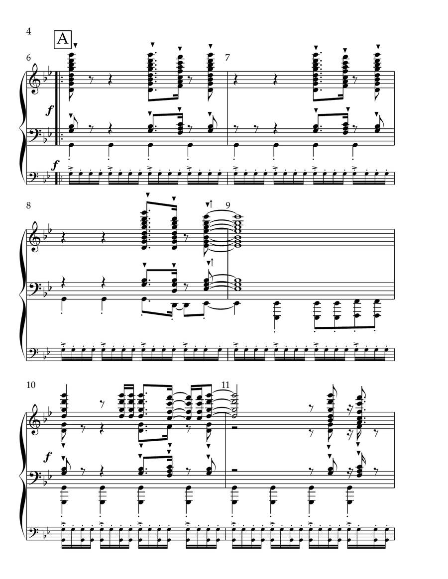 Eye Of The Tiger Handbell Choir scores gallery preview page 4