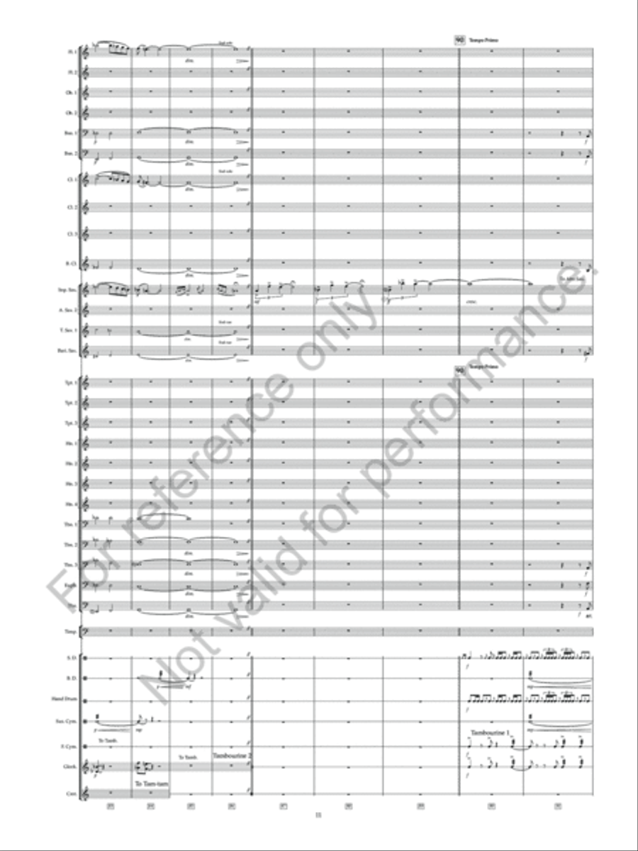 Flight Of Falcons Concert Band scores gallery preview page 13