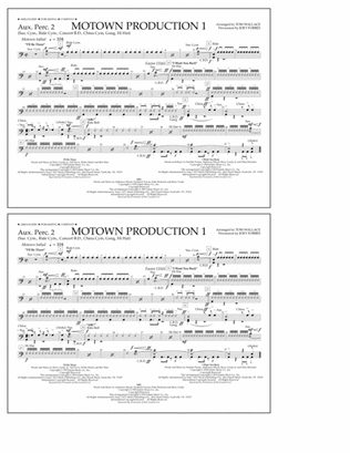 Motown Production 1(arr. Tom Wallace) - Aux. Perc. 2