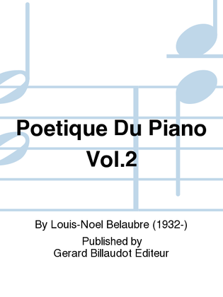 Book cover for Poetique Du Piano Vol. 2