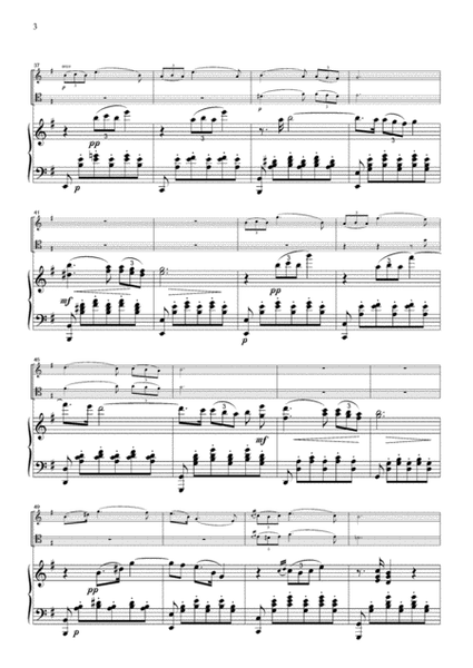 Schubert Serenade, for piano trio, PS104