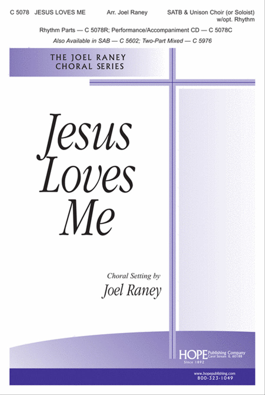 Jesus Loves Me 4-Part scores gallery preview page 1