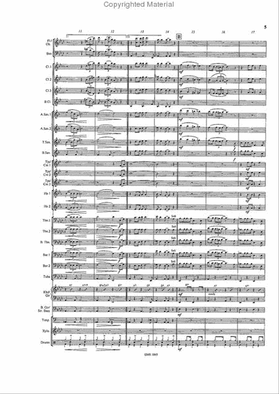 What A Wonderful World Concert Band scores gallery preview page 5