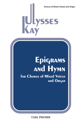Book cover for Epigrams and Hymn