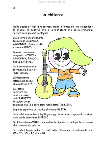 La chitarra di Dulcita e Pepito (Livello 1). Metodo progressivo per lo studio della chitarra classica con musiche, letture, curiosità, informazioni e tanti disegni da colorare