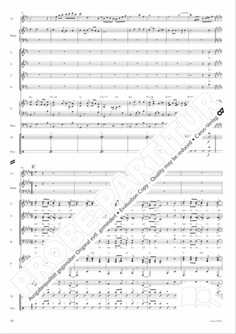 Missa latina 4-Part scores gallery preview page 41