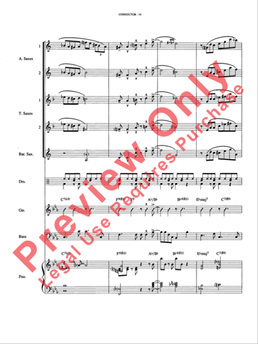 Over the Rainbow Over the Rainbow Small Ensemble scores gallery preview page 15
