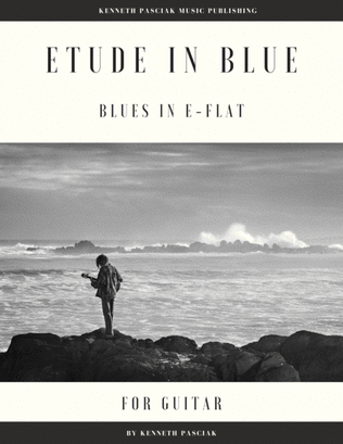 Book cover for Etude in Blue - Blues in E-Flat