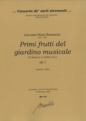 Primi frutti del giardino musicale op.1 (Venezia, 1666)