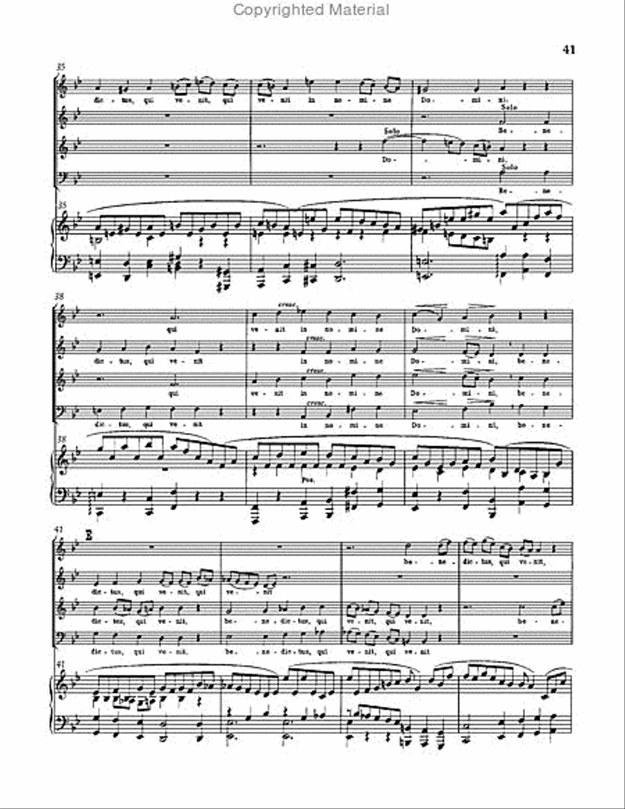 Requiem in D minor, WAB 39 Choir scores gallery preview page 41