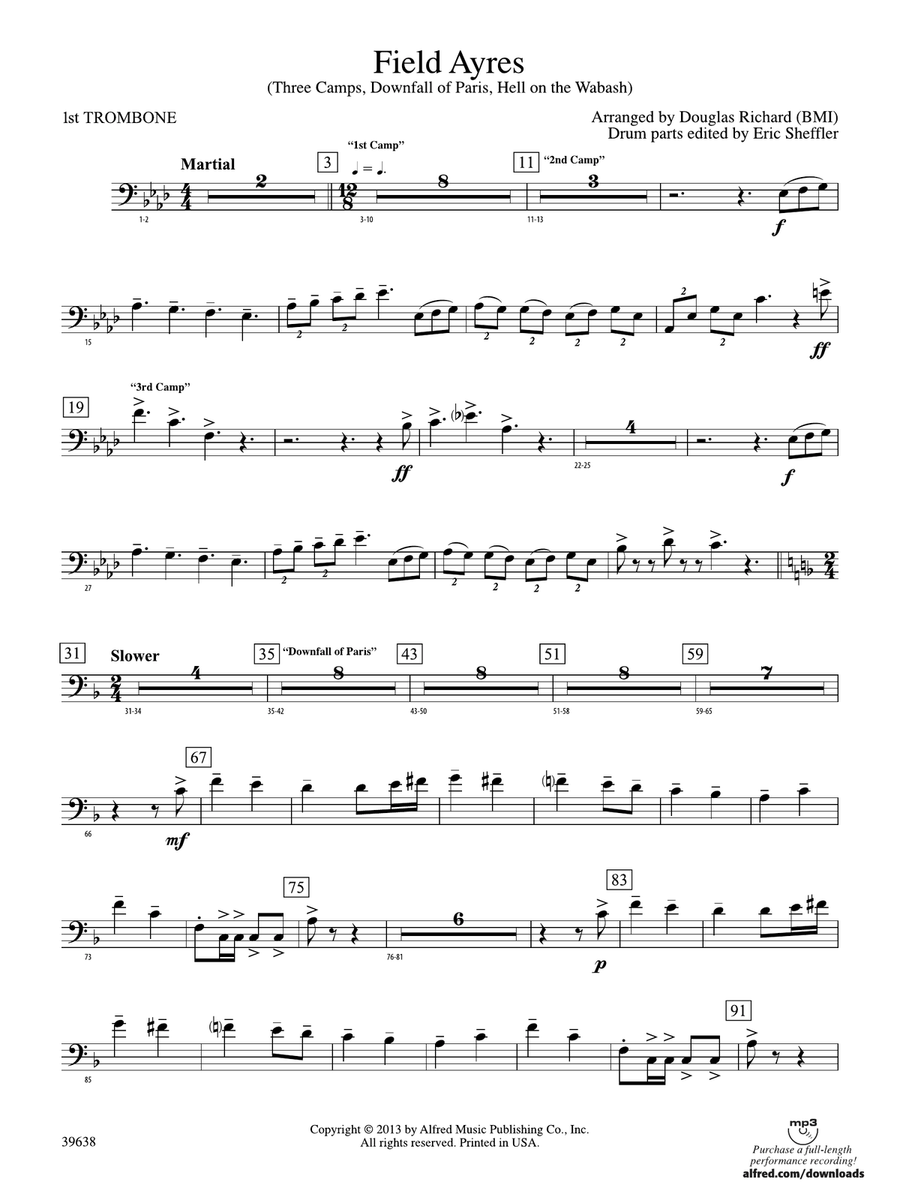 Field Ayres: 1st Trombone