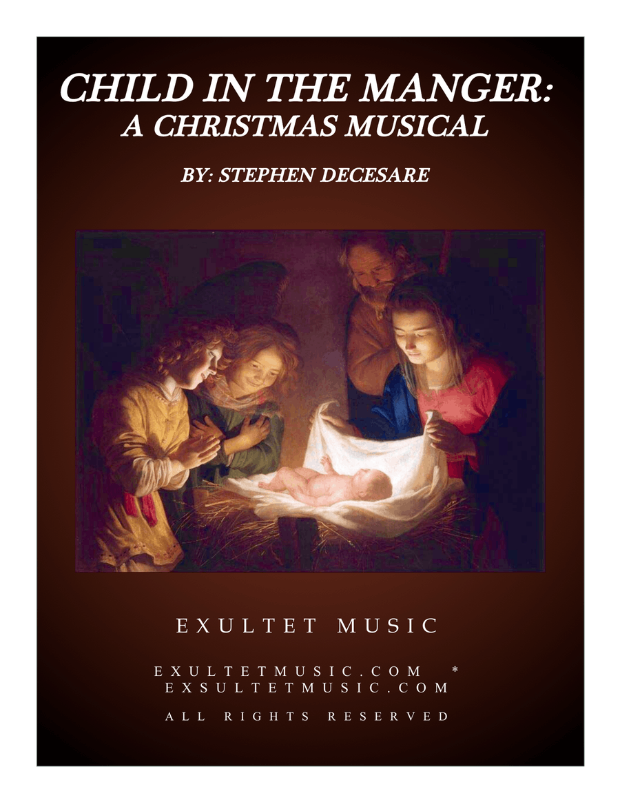 Child In The Manger: A Christmas Musical 4-Part scores gallery preview page 1