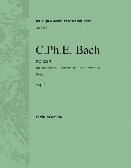 Violoncello Concerto in B flat major Wq 171