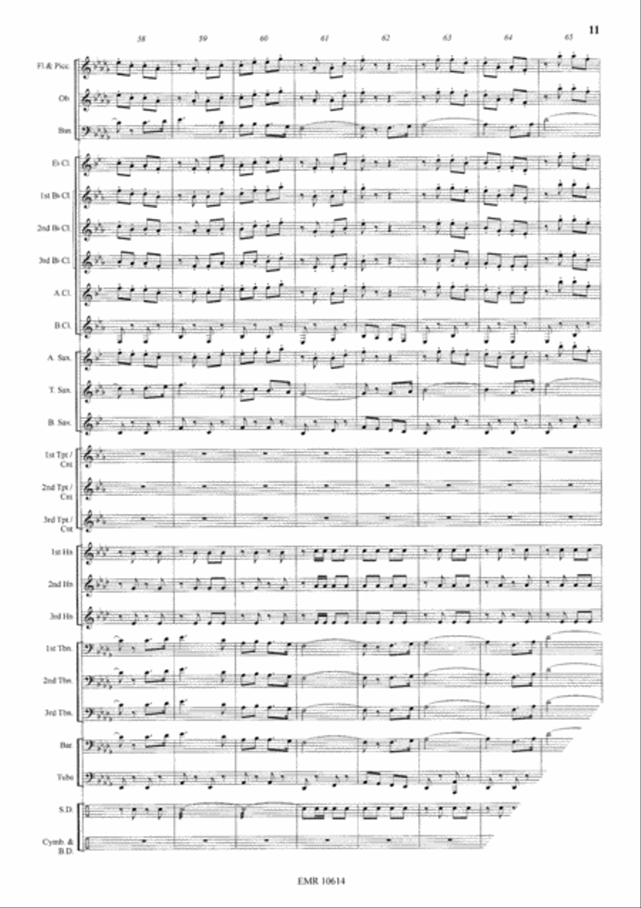 Into The Future Concert Band scores gallery preview page 12