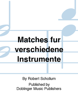 Matches fur verschiedene Instrumente