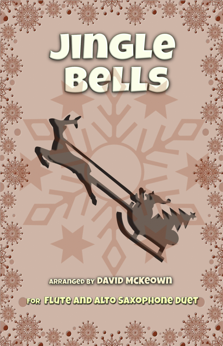 Jingle Bells, Jazz Style, for Flute and Alto Saxophone Duet