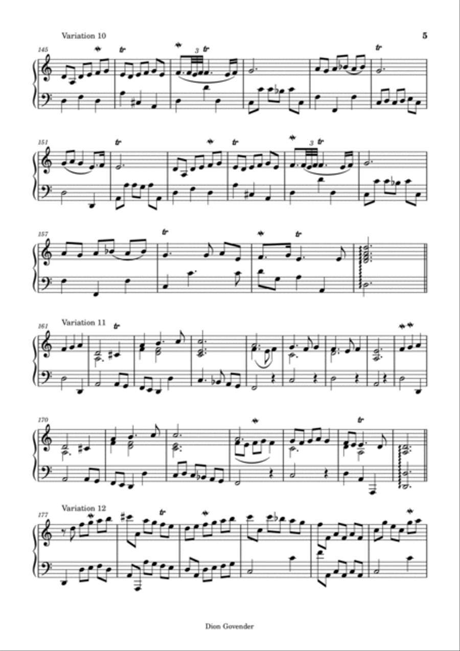 Les Folies d'Espagne Les Folies d'Espagne Piano Solo scores gallery preview page 5