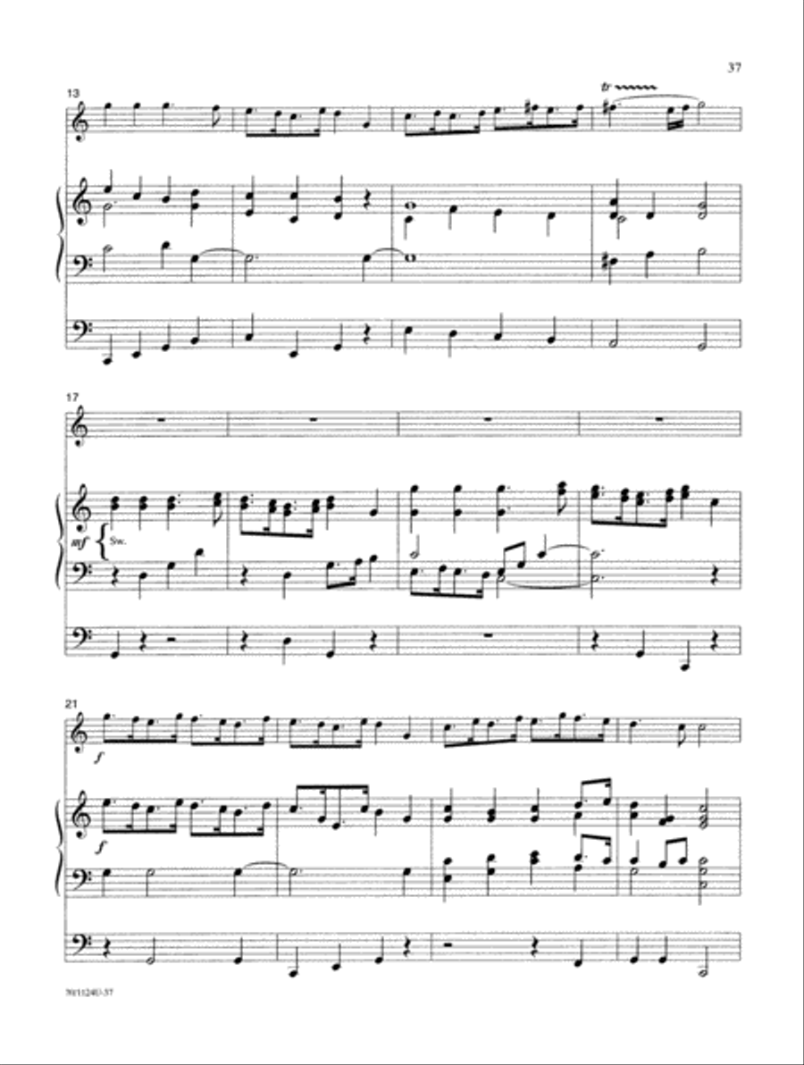Wedding Classics for Trumpet and Organ Trumpet scores gallery preview page 21