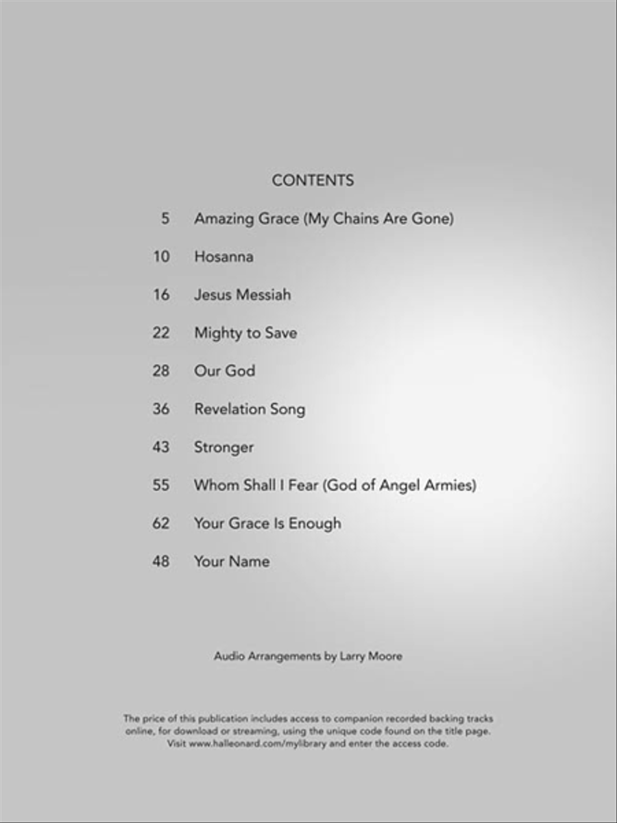 Praise and Worship Solos for Teens High Voice scores gallery preview page 3