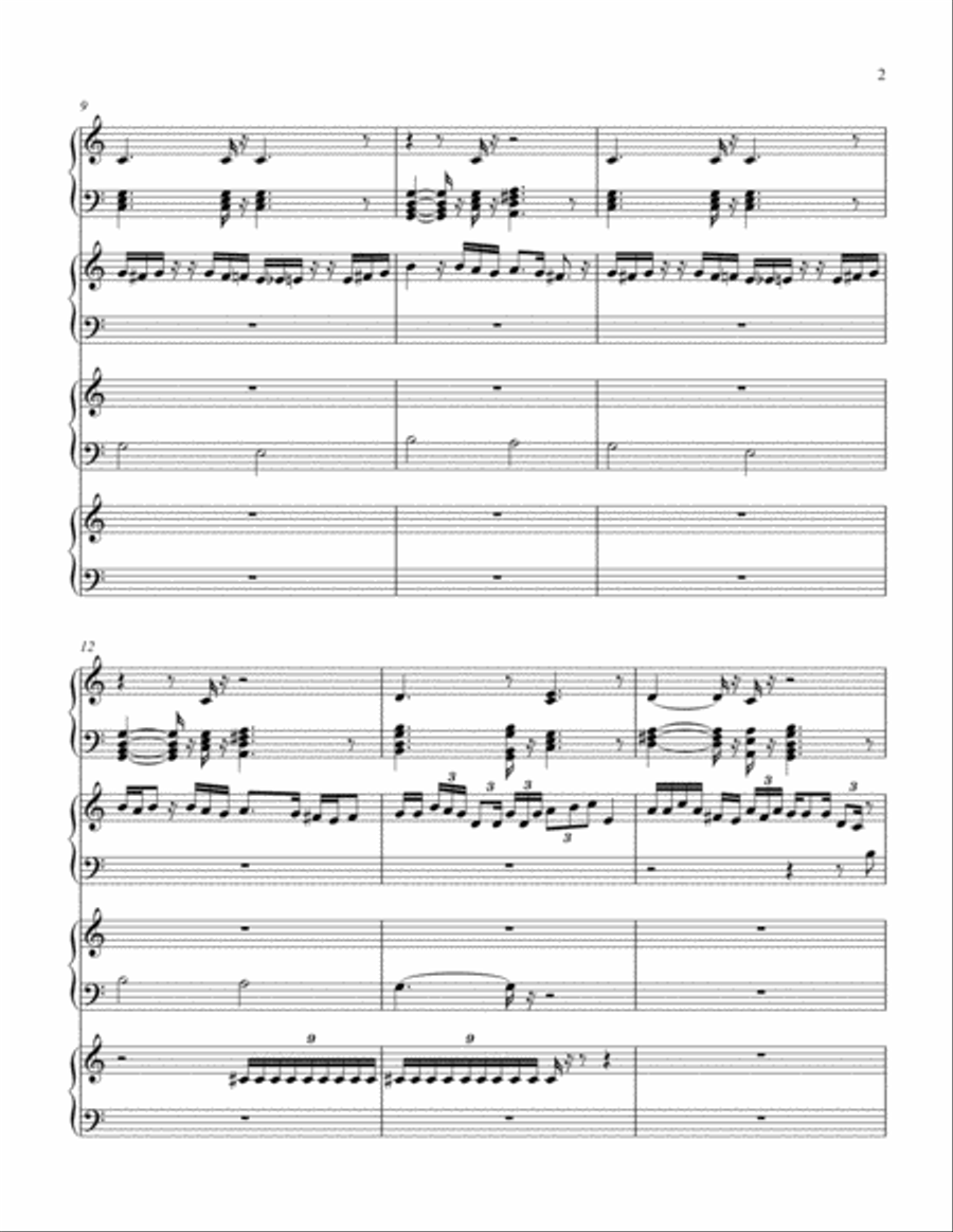 Pure Piano Small Ensemble scores gallery preview page 3