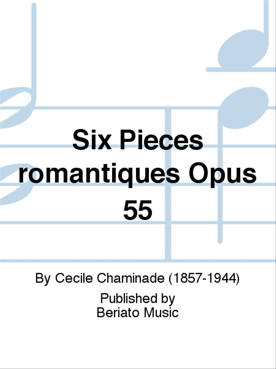 6 Pièces romantiques Opus 55 Piano Duet scores gallery preview page 1