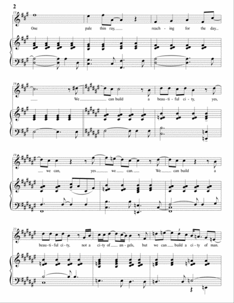 Beautiful City Beautiful City Voice scores gallery preview page 3