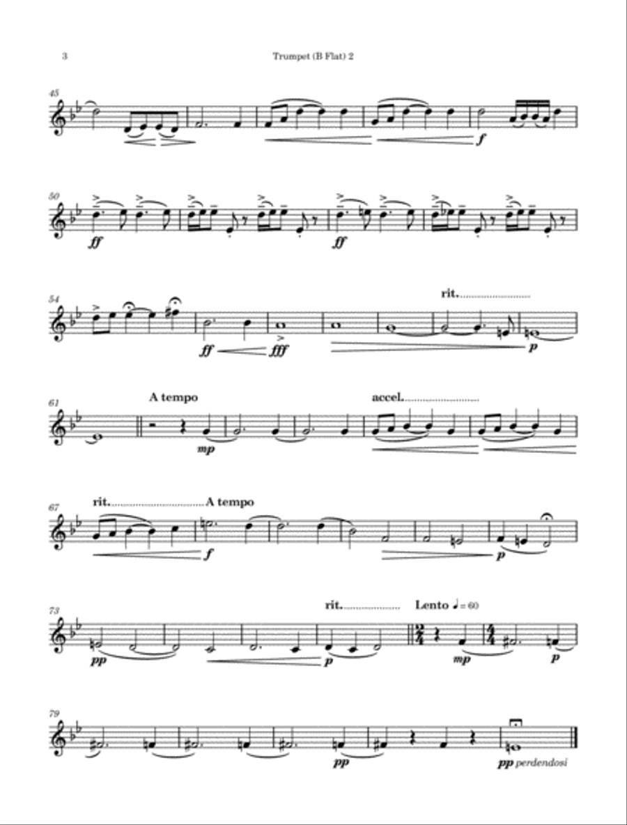Brass Quintet Nº.1 - Hymn for Brass Brass Quintet scores gallery preview page 6