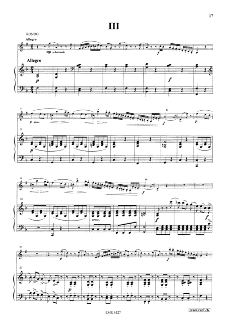 Concerto in F Major Cornet scores gallery preview page 19