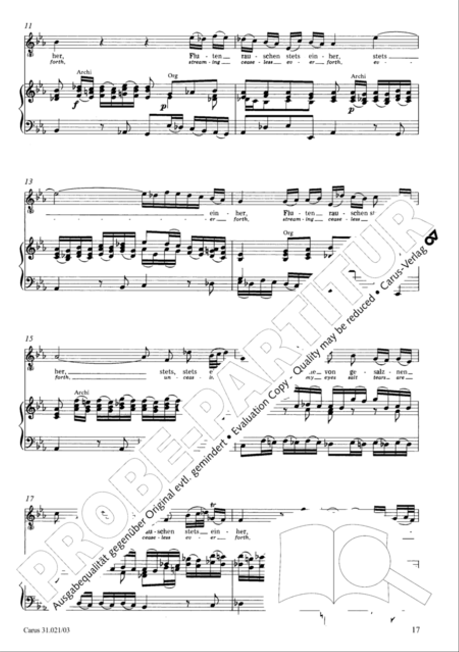 Lord my God, my heart and soul were sore distressed (Ich hatte viel Bekummernis) STB scores gallery preview page 18