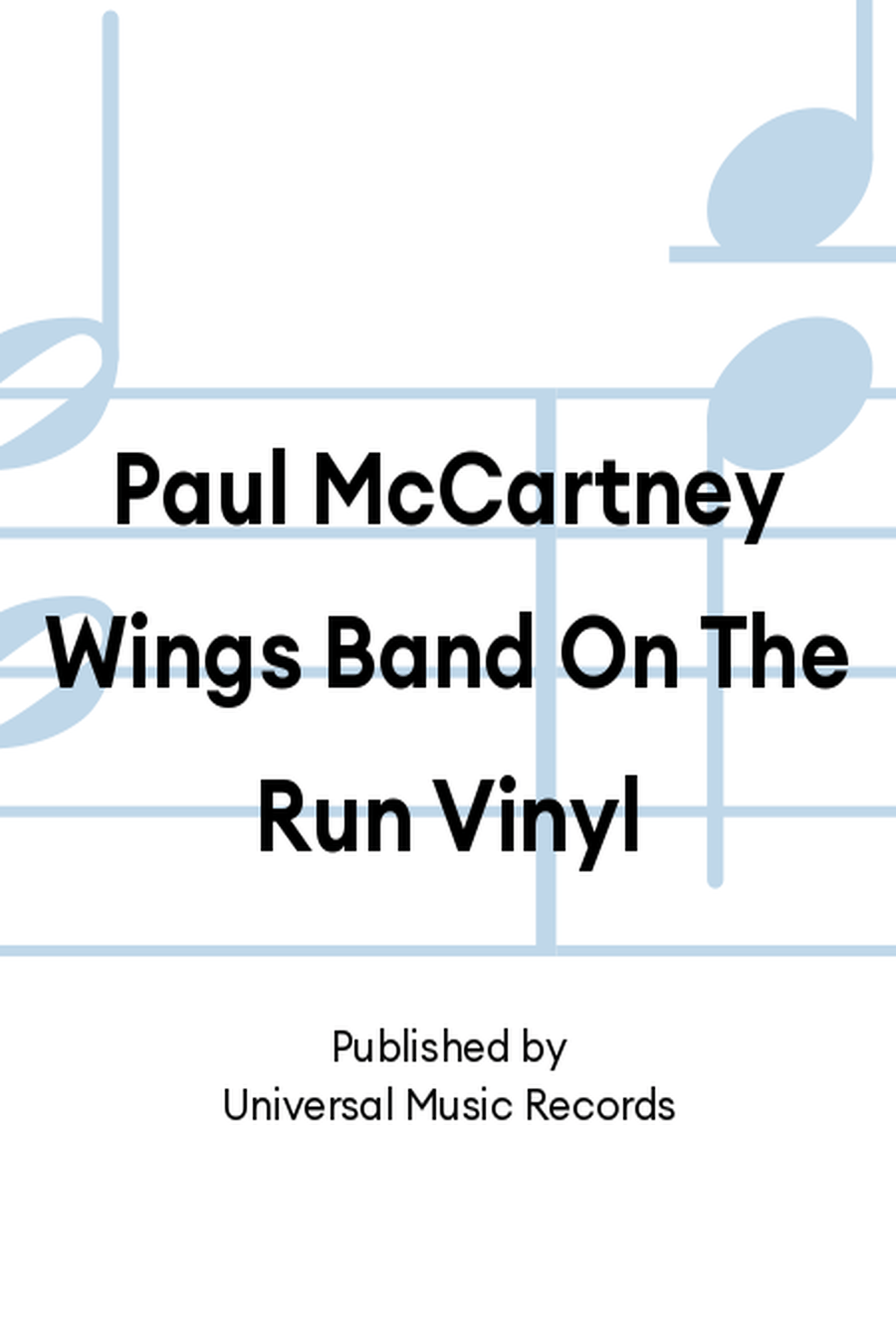 Paul McCartney Wings Band On The Run Vinyl Vinyl scores gallery preview page 1