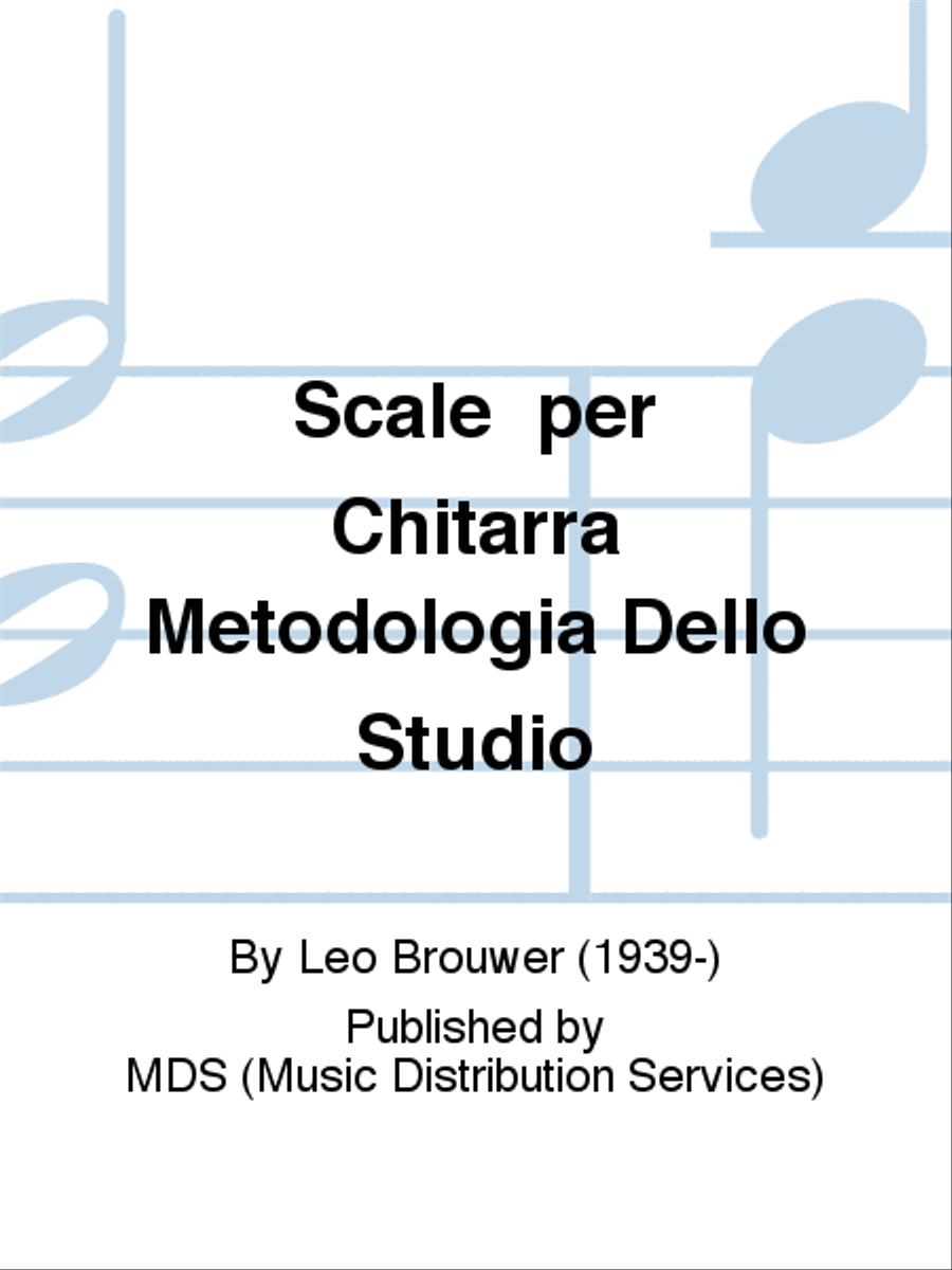 Scale per Chitarra Metodologia Dello Studio Classical Guitar scores gallery preview page 1