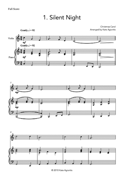Fifteen Traditional Carols for Violin and Piano image number null
