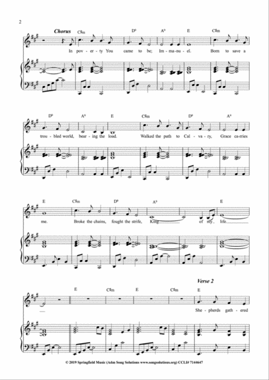 King of my Life Choir scores gallery preview page 3