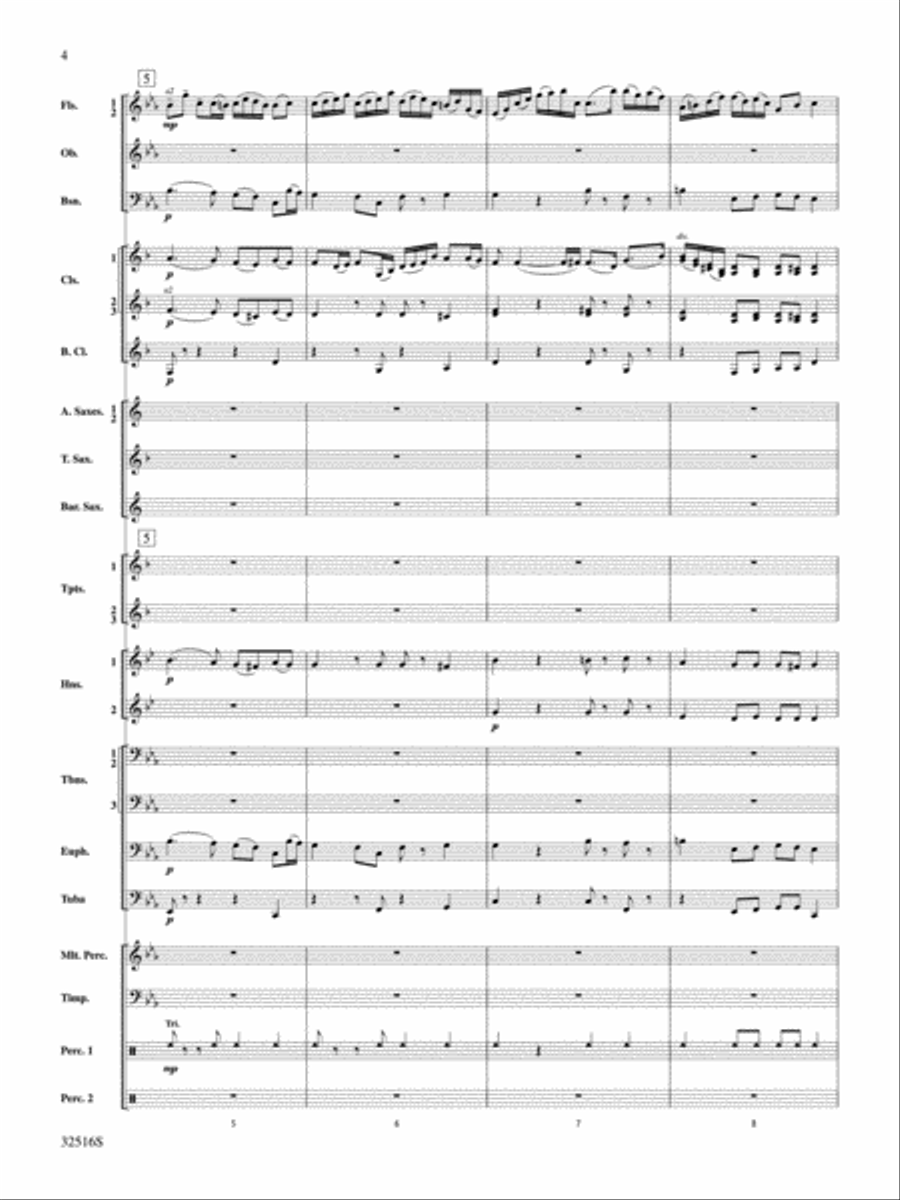 Gavotte en Rondeau Concert Band scores gallery preview page 3