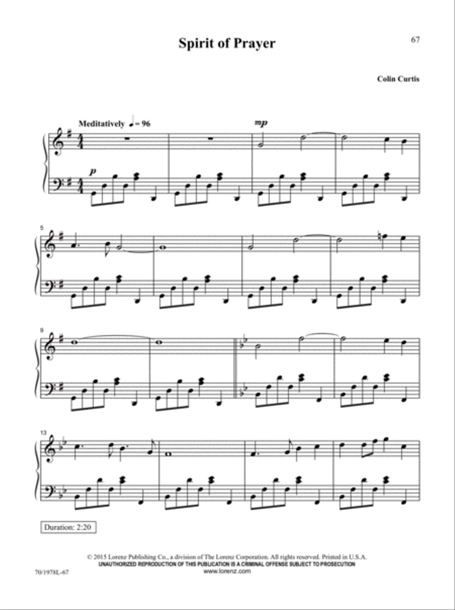 The Church Pianist's Library, Vol. 18 Piano Solo scores gallery preview page 24