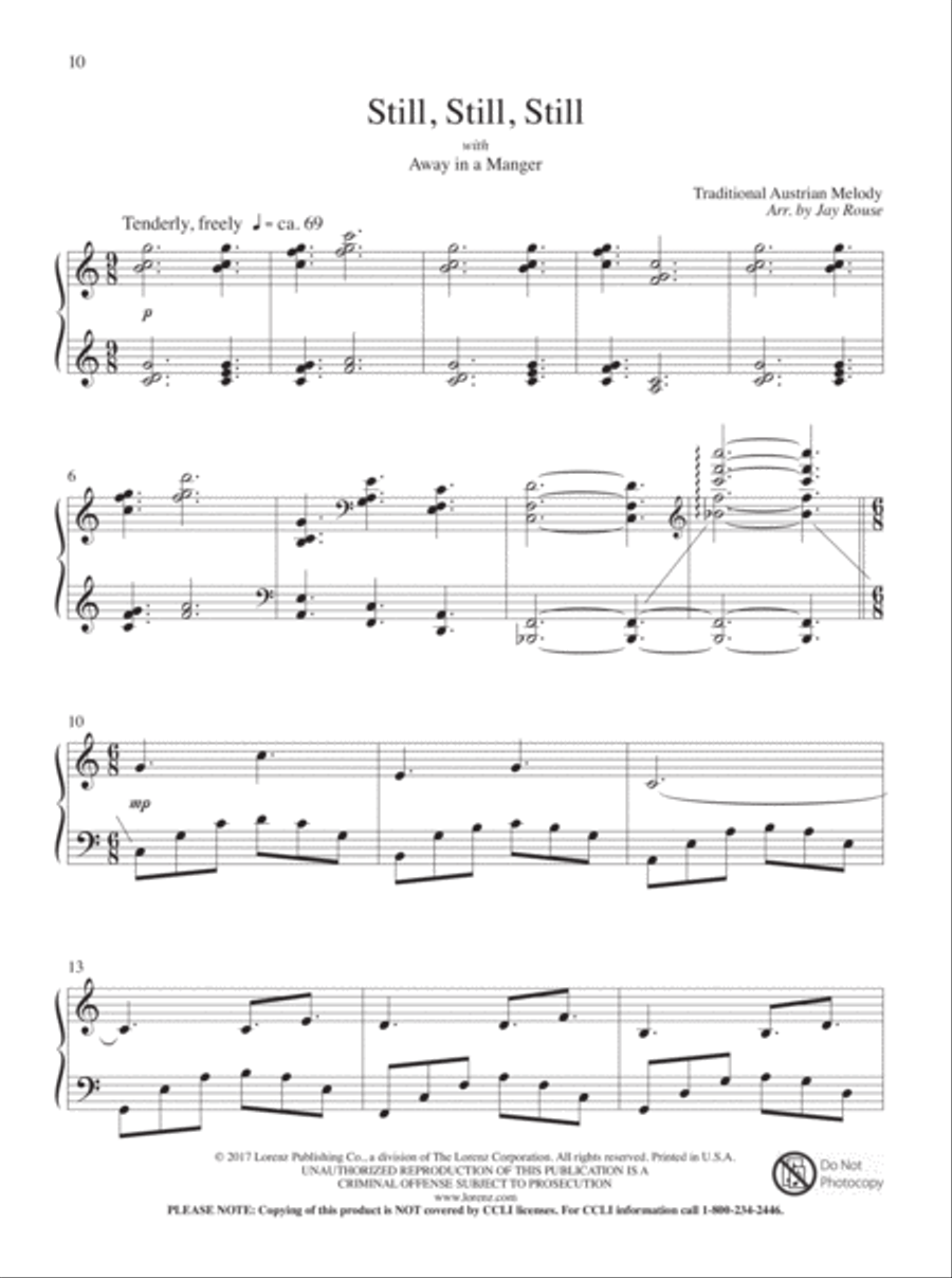 A Still and Silent Night A Still and Silent Night Piano Solo scores gallery preview page 5