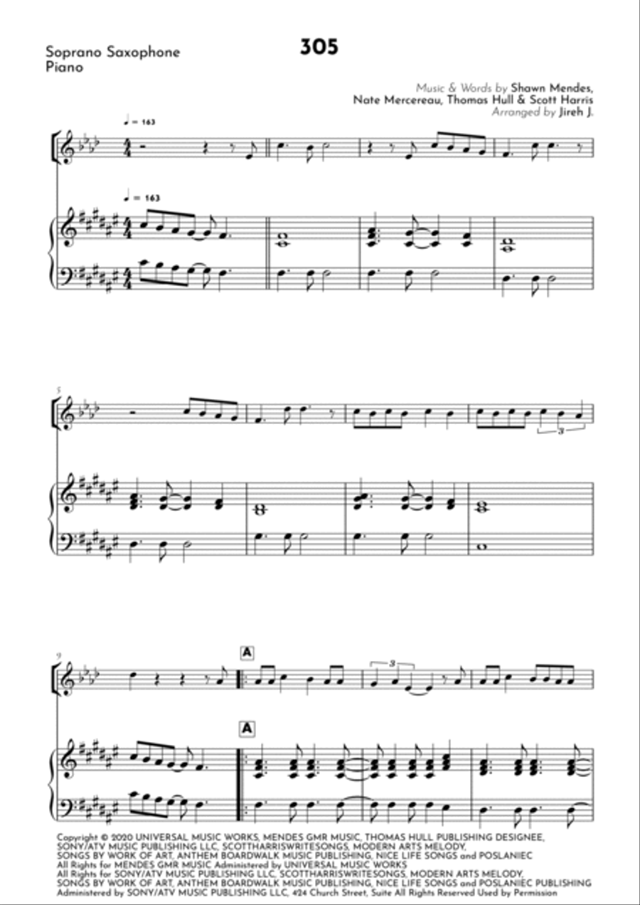 305 305 Soprano Saxophone scores gallery preview page 2