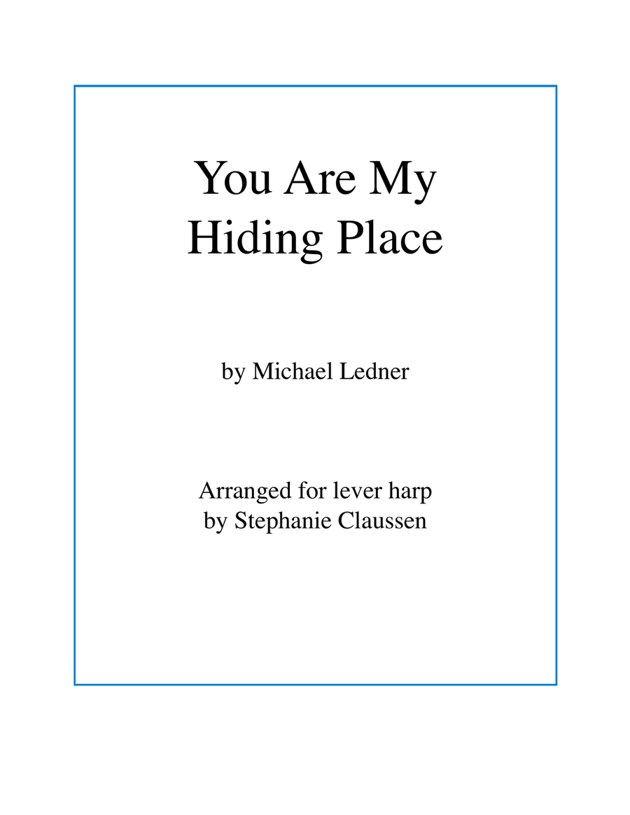 You Are My Hiding Place Celtic Harp scores gallery preview page 1