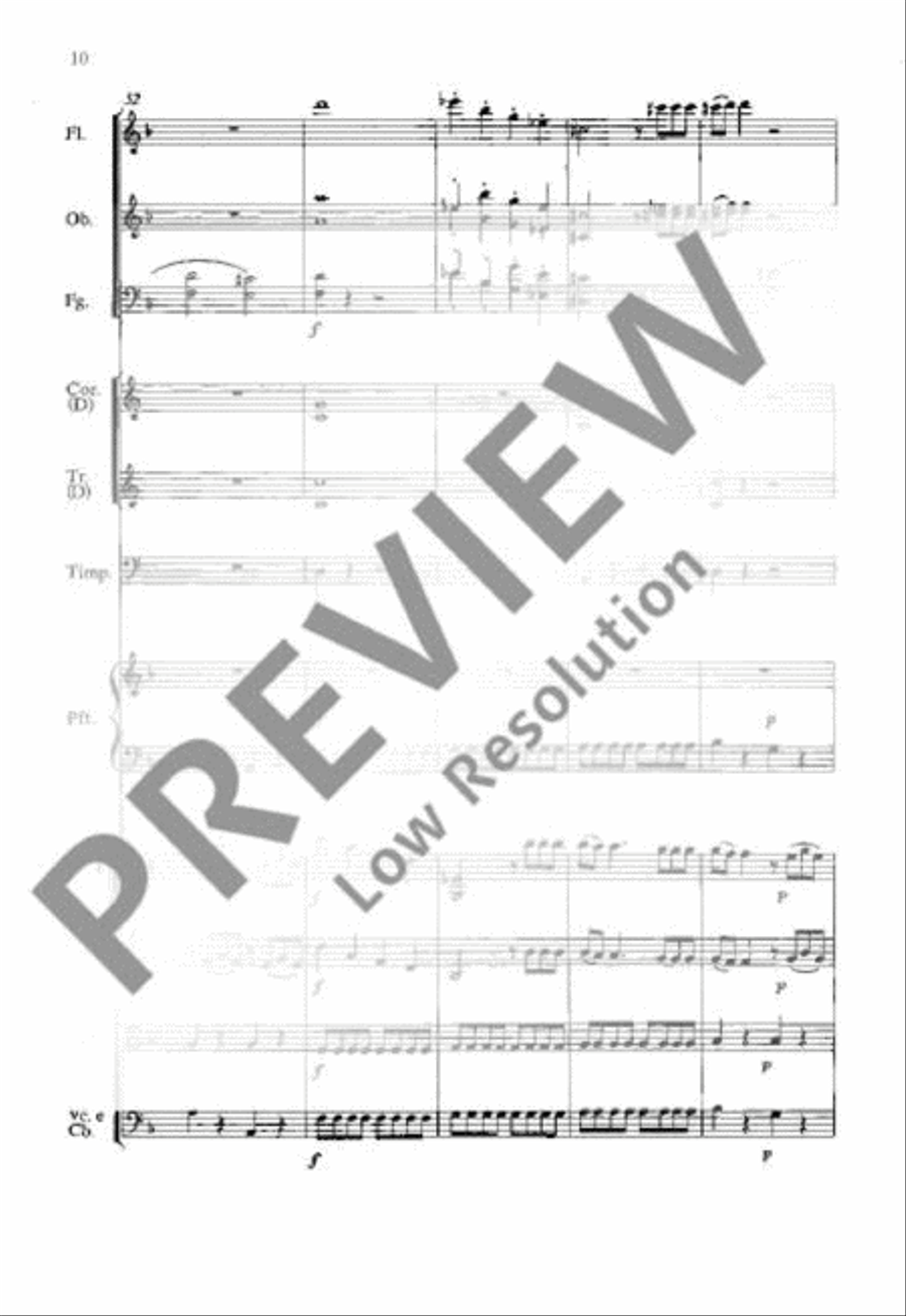 Concerto No. 20 D minor Concerto No. 20 D minor Orchestra scores gallery preview page 21