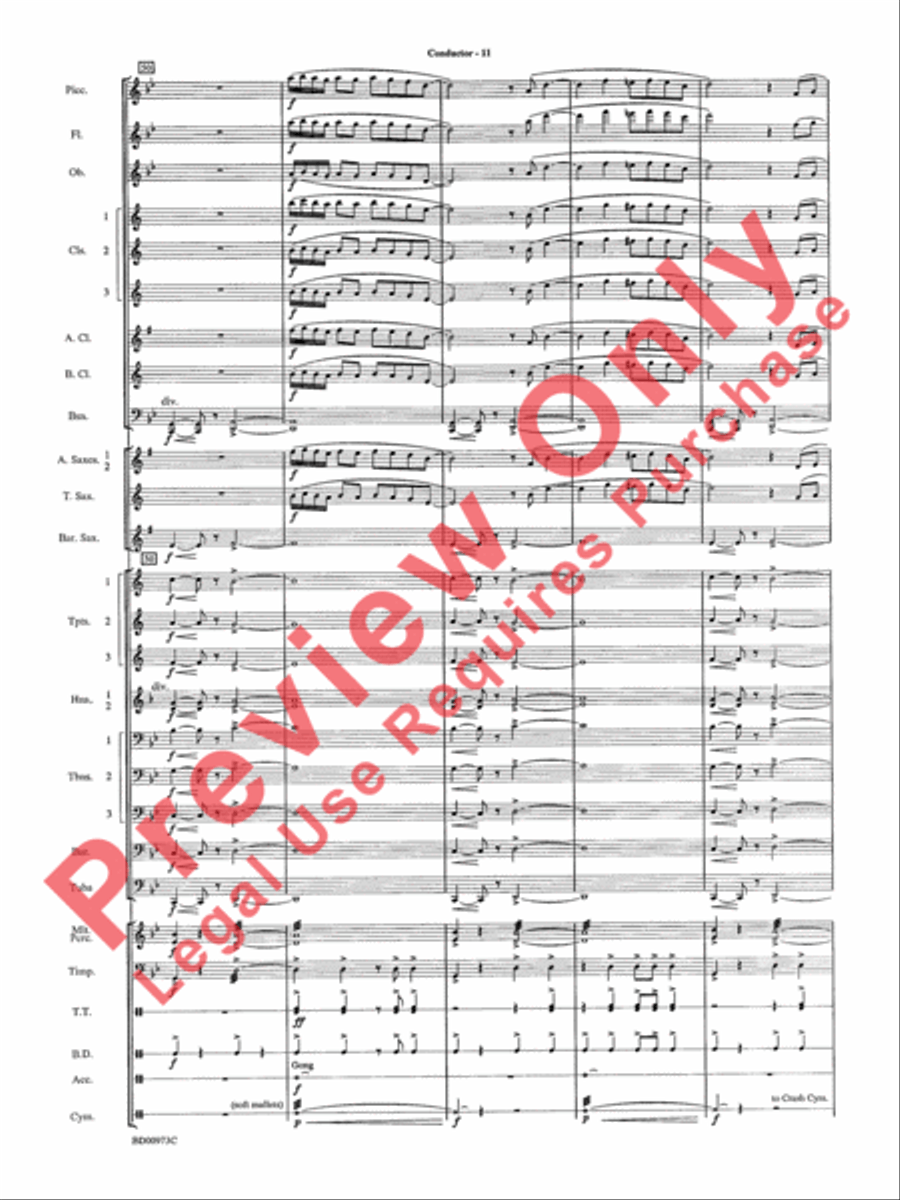 Incantations Concert Band scores gallery preview page 14