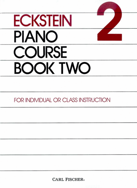Eckstein Piano Course Book Two