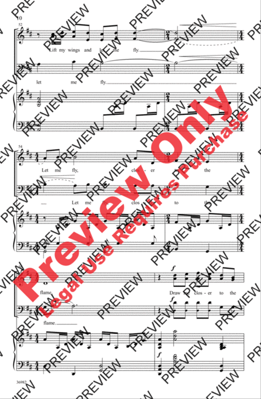 The Flame 3-Part scores gallery preview page 10