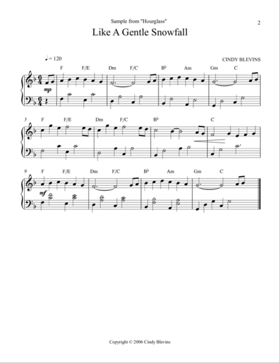 Hourglass, 23 original solos for Lever or Pedal Harp Pedal Harp scores gallery preview page 3